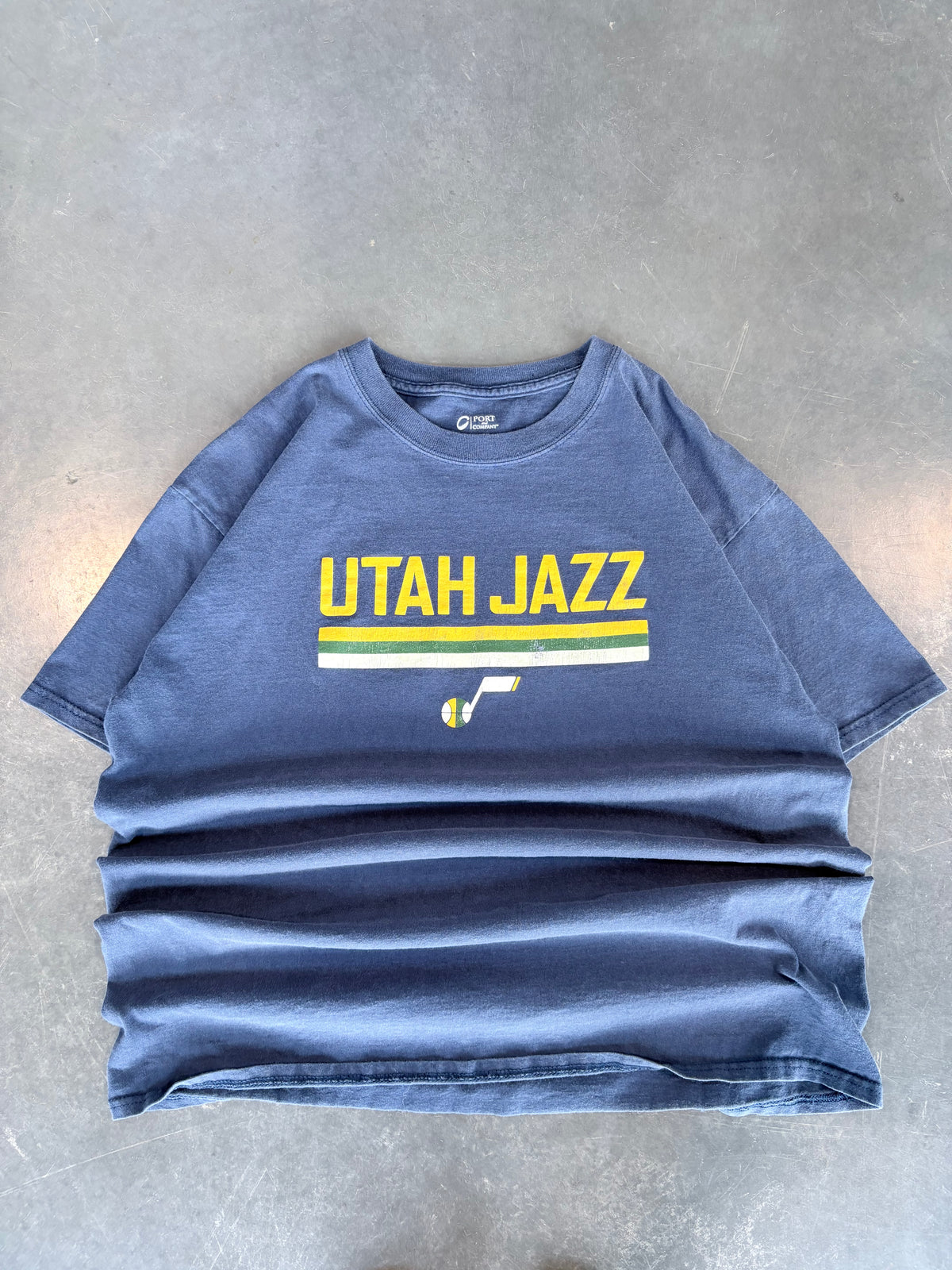 Y2K Utah Jazz Basketball Graphic Tee