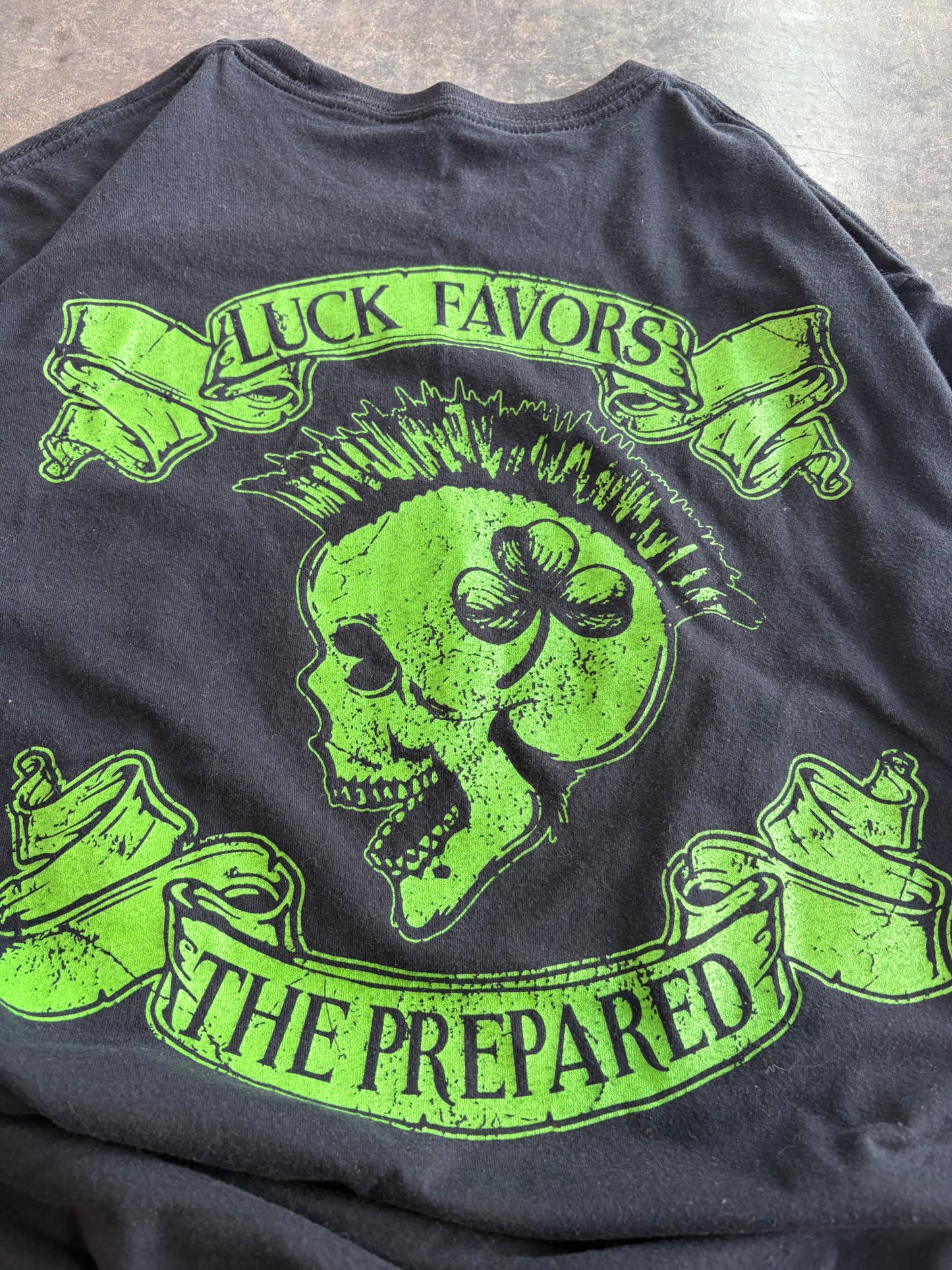 Luck Favors The Prepared Graphic Tee