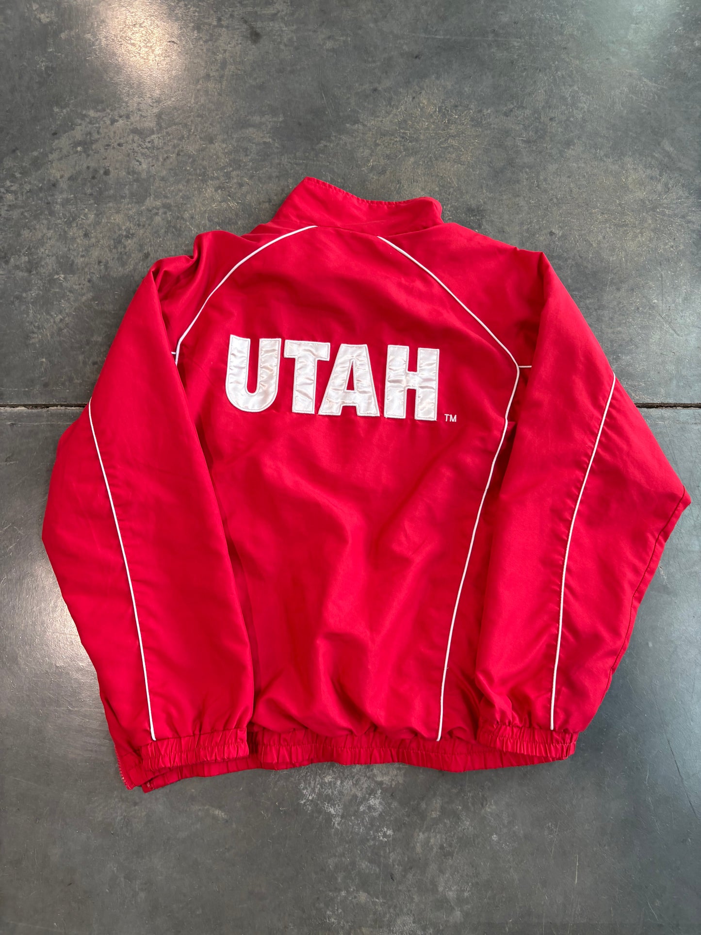 Vintage Utah Utes Varsity Windbreaker