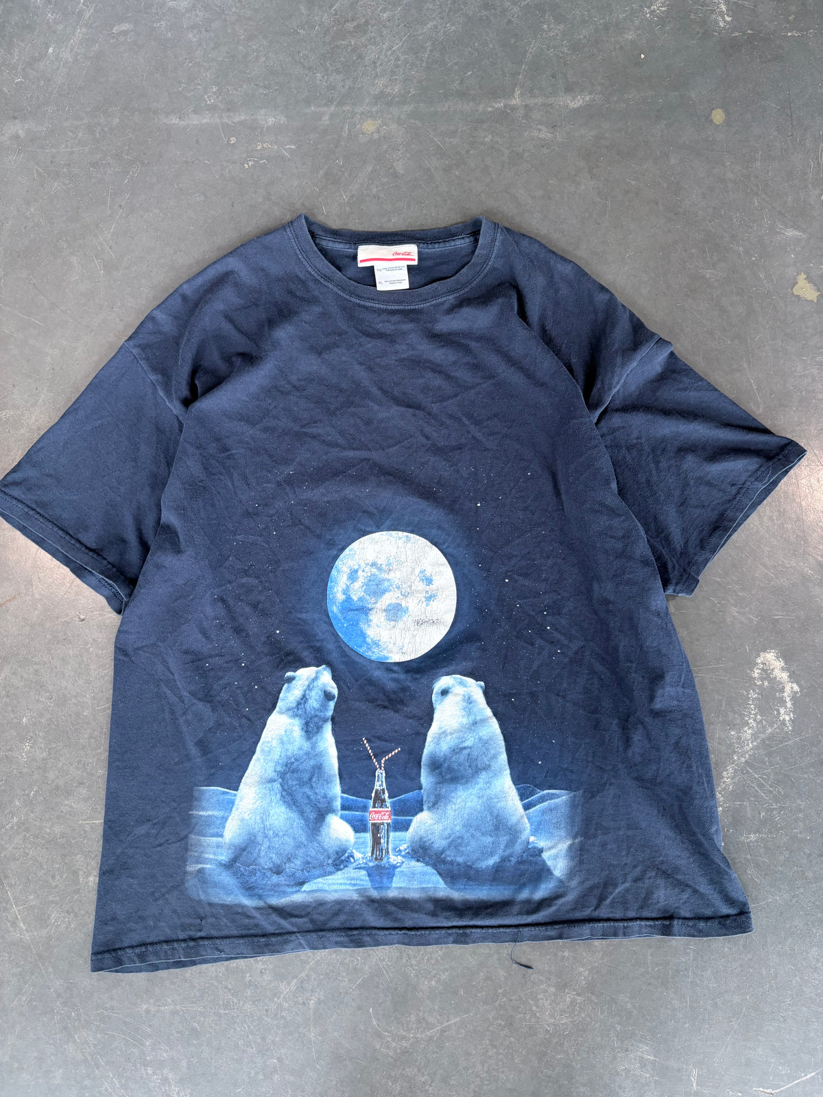 Vintage Coca Cola Polar Bear Graphic Tee