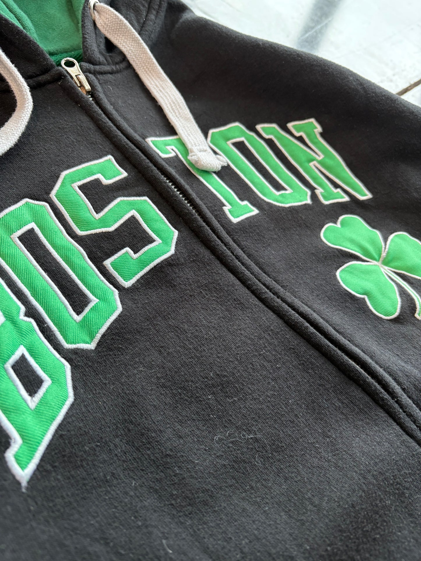Boston Celtics Graphic Zip Up Hoodie