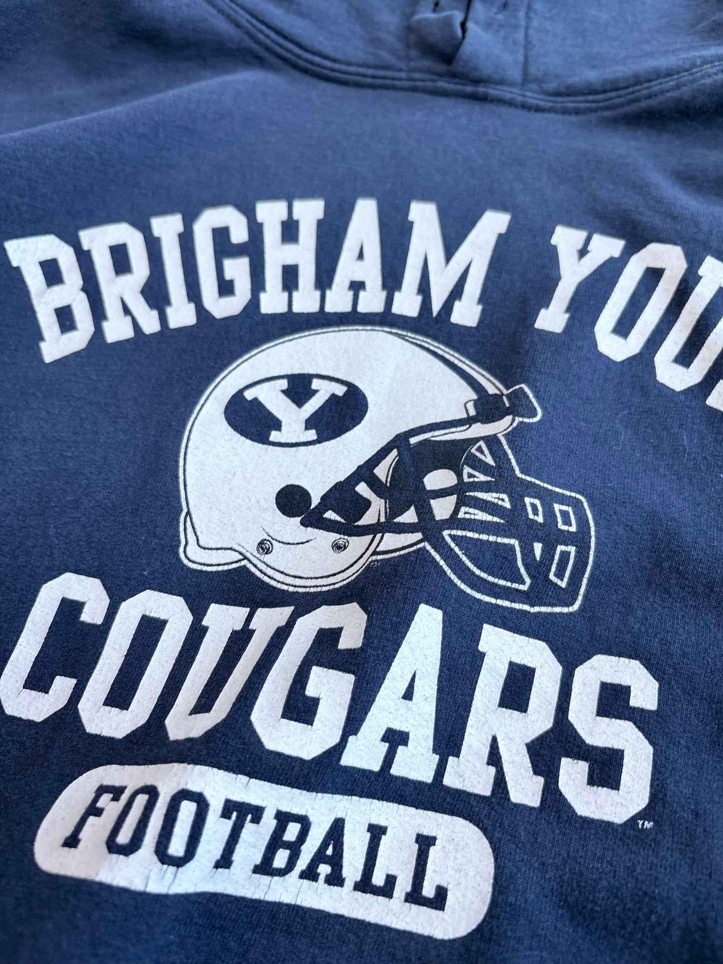 Y2K BYU Cougars Football Graphic Hoodie