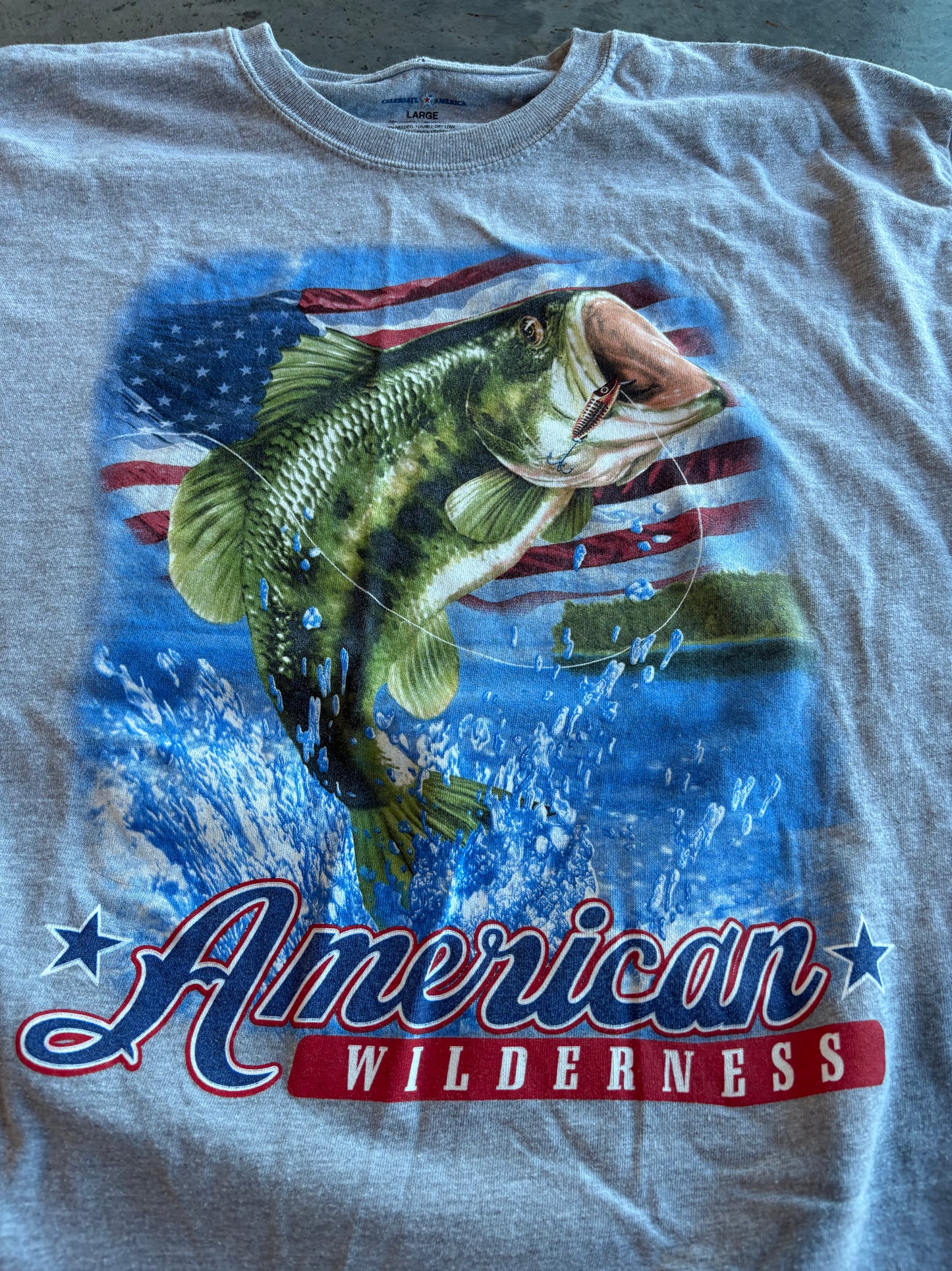 Bass Fish Graphic Tee